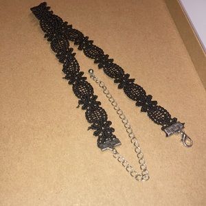 black lace choker